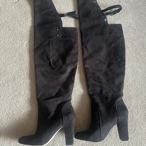 Elegant Black Over-the-Knee Boots